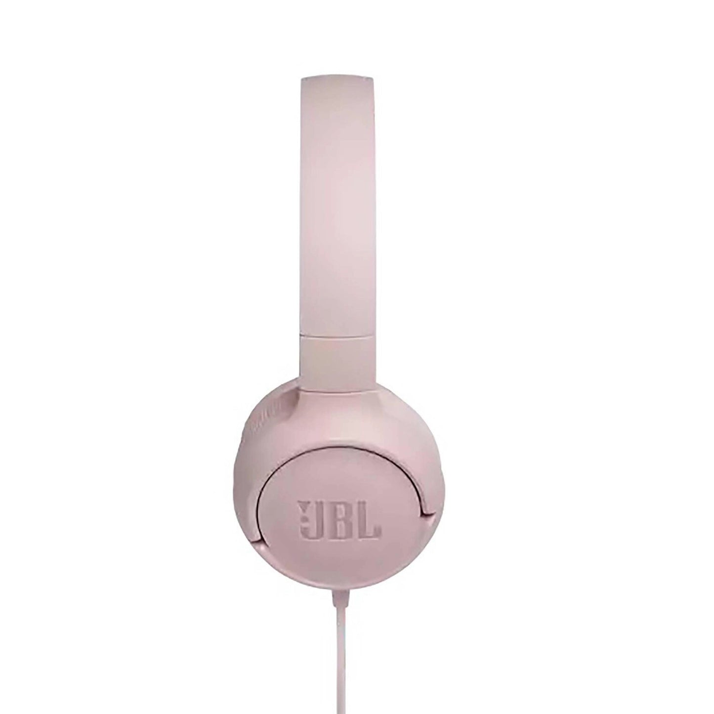 JBL T500 Wired On-Ear Headphones with Pure Bass Sound and Built-in Mic | سماعة جي بي ال T500 سلكية على الاذن بصوت بيس نقي وميكرفون مدمج