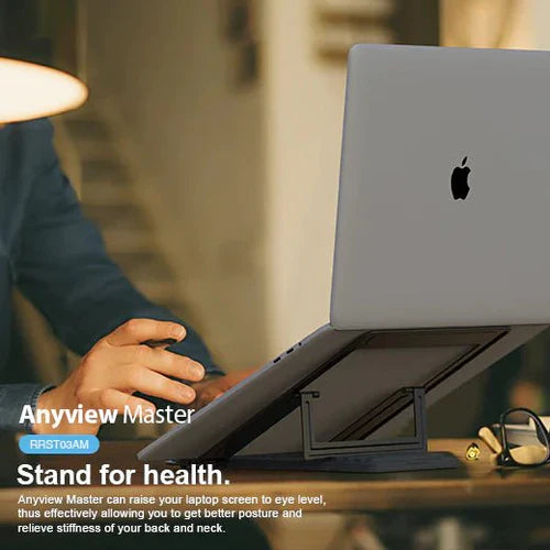 RockRose Stand Laptop Metal Any View Master 4-Level - حامل لاب توب روك روز معدني 4 مستويات