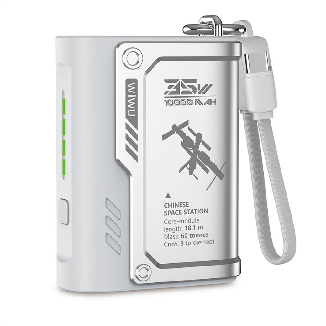 WIWU Shield Power Bank Wi P026 10000mA Compact Design & Fast Charging - باور بانك 10000 مللي أمبير من دبليو اي دبليو يو بتصميم صغير وشحن سريع