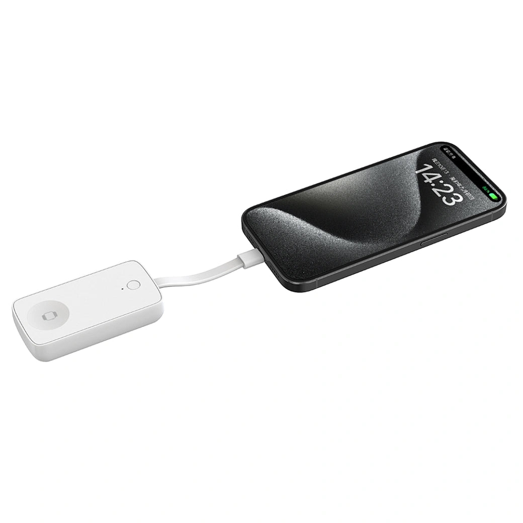 WiWU Wi-M22 2 in 1 Wireless Charger & 2000mAh Power Bank for iWatch & Smartphone - شاحن ويوو 2 في 1 لاسلكي وباور بانك 2000ميلي أمبير للساعة الذكية والهاتف