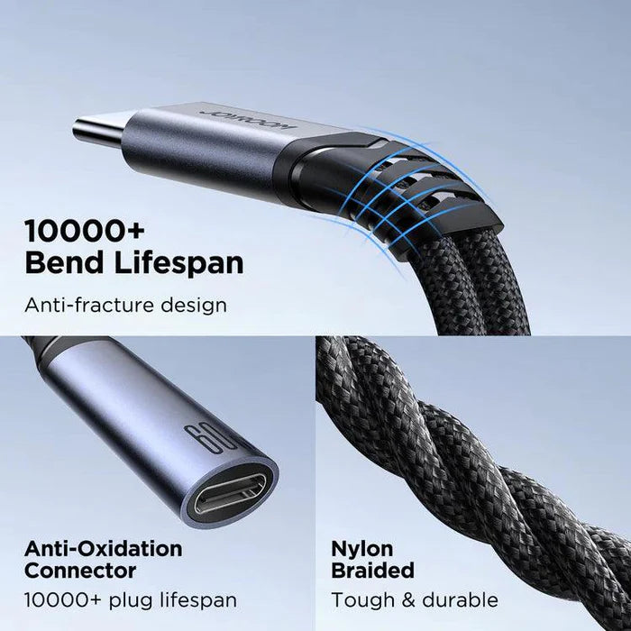 محول صوت جويرووم 2 في 1 من تايب سي إلى تايب سي المزدوج | JOYROOM 2 in 1 Audio Adapter Type C to Dual Type C