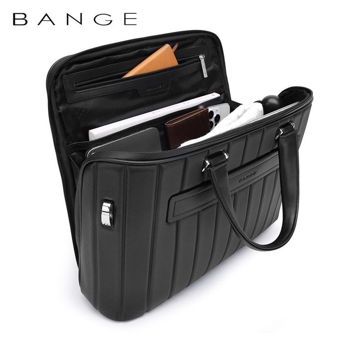 حقيبة بانجي بريميوم للاعمال مقاومة للماء - اسود | Bange Premium Office Work Briefcase  – Black
