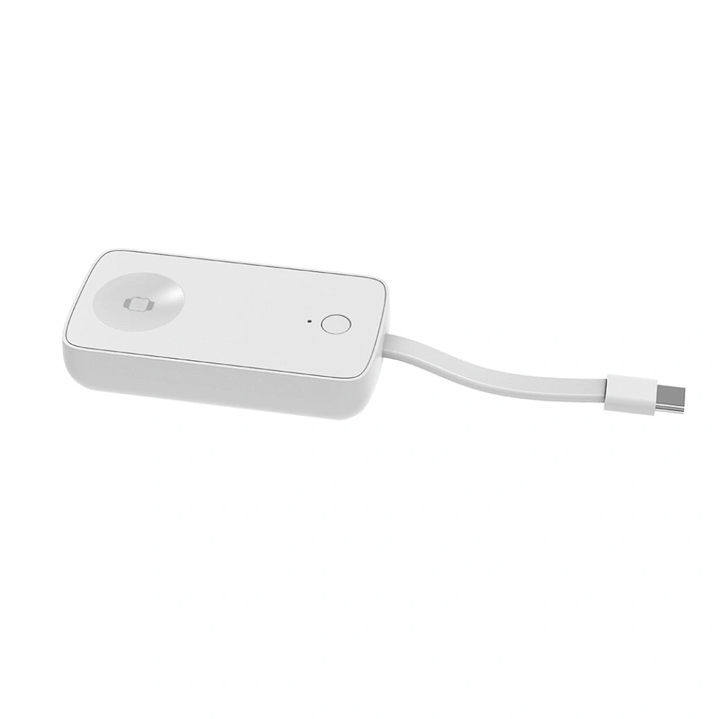 WiWU Wi-M22 2 in 1 Wireless Charger & 2000mAh Power Bank for iWatch & Smartphone - شاحن ويوو 2 في 1 لاسلكي وباور بانك 2000ميلي أمبير للساعة الذكية والهاتف