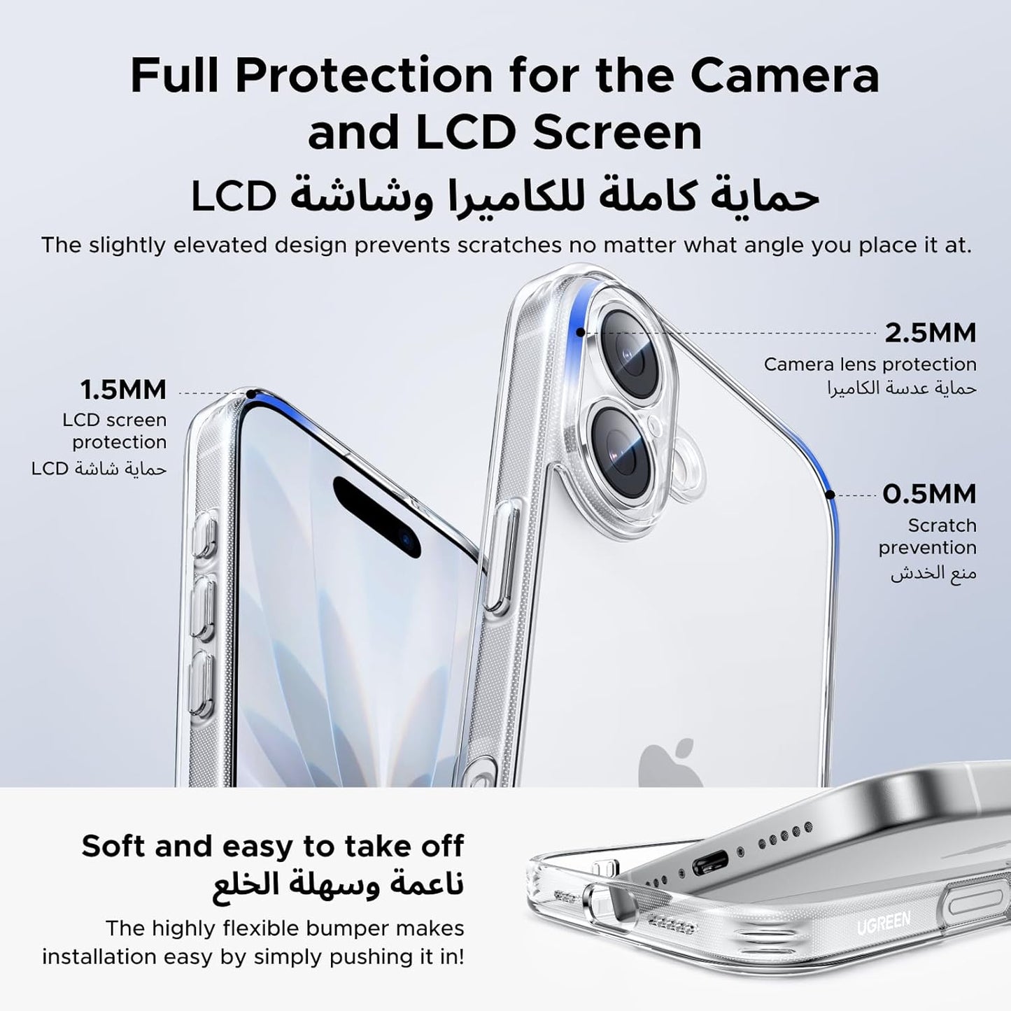 UGREEN Protective Case for iPhone 17 | كفر حماية يونيجرين لآيفون 17