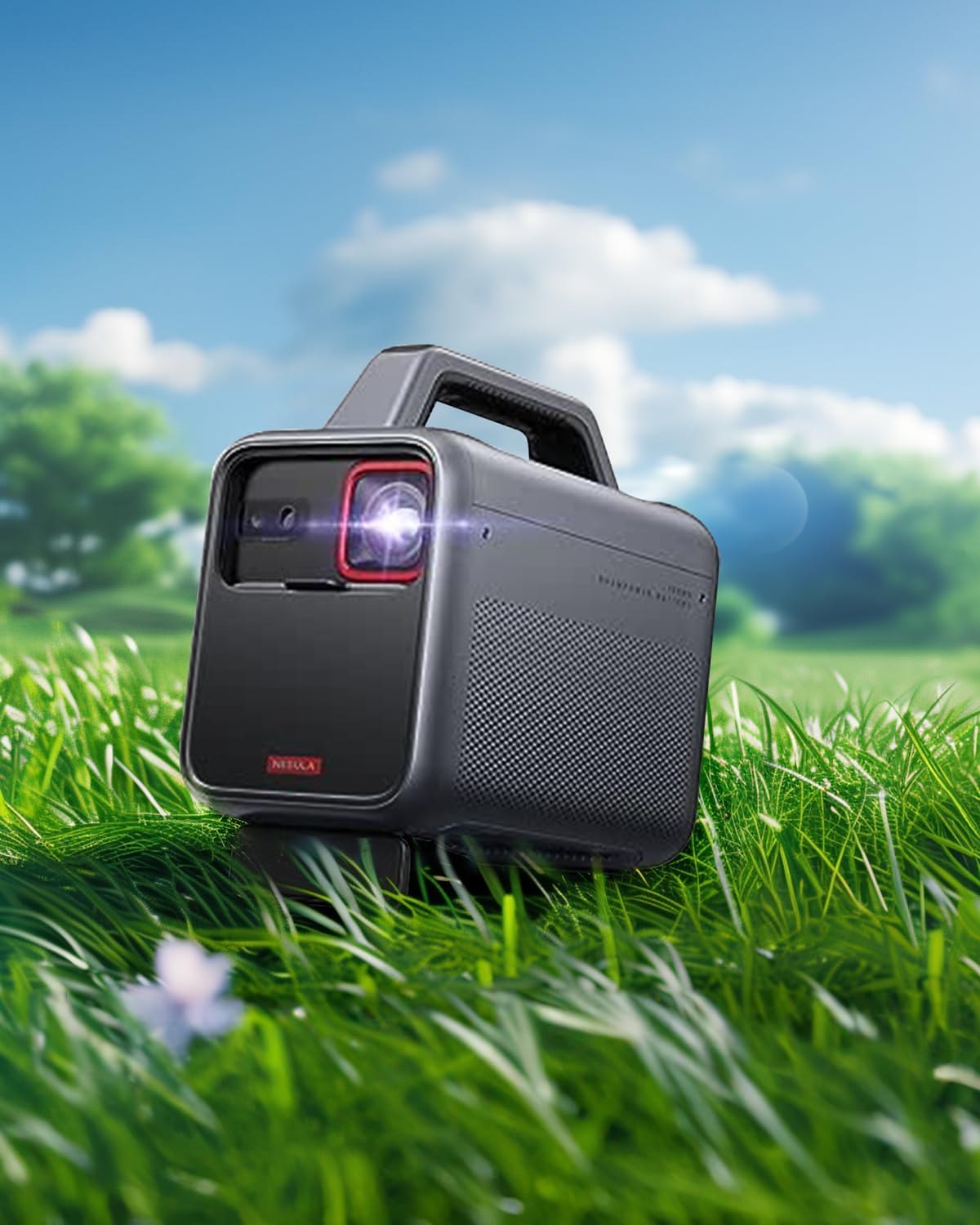 NEBULA Mars 3 Portable Projector Outdoor 1000 ANSI Lumens - جهاز عرض محمول نيبولا مارس 3 خارجي صورة مدعومة بالذكاء الاصطناعي