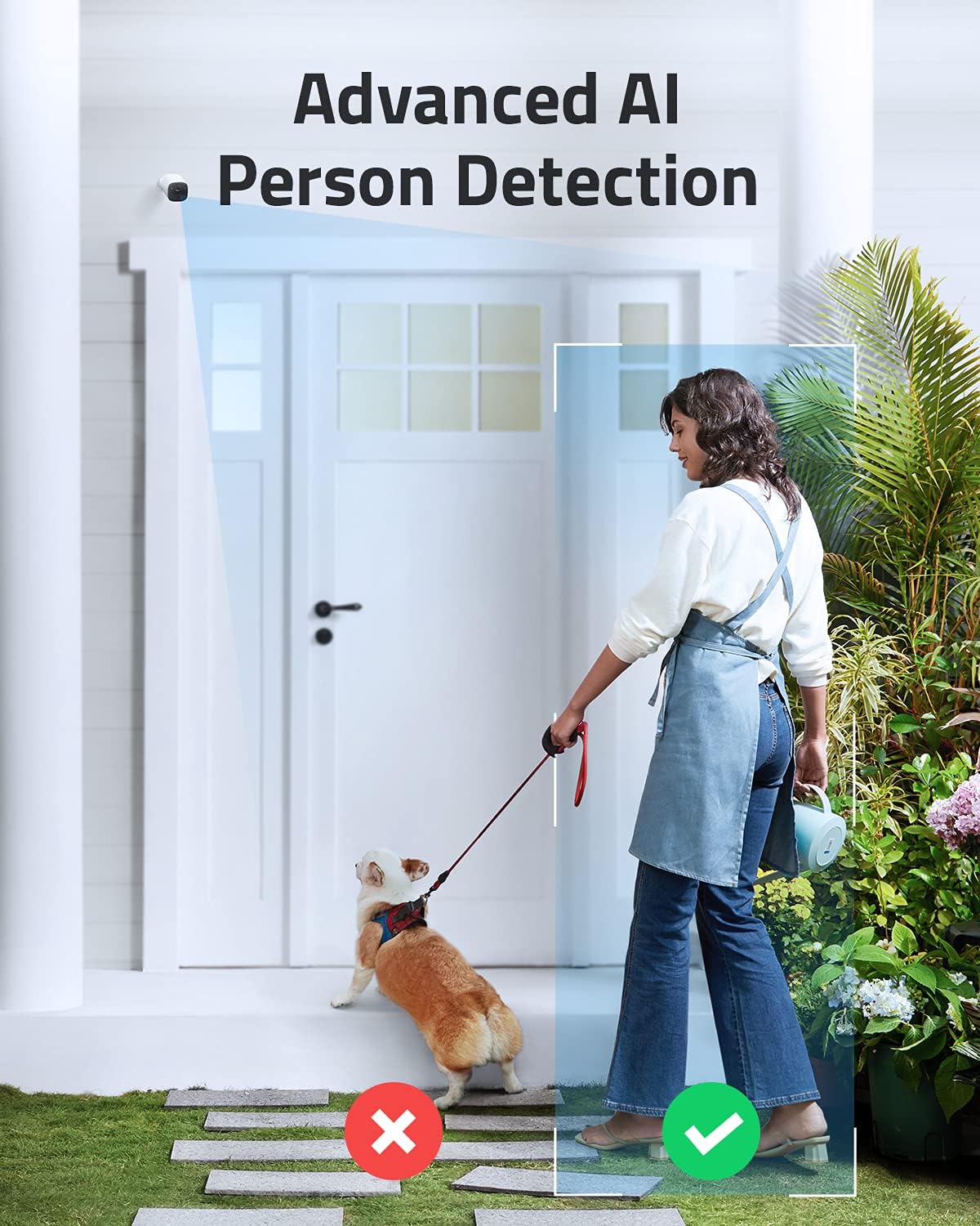 Eufy Security SoloCam E40 Security Camera Outdoor Wireless 2K Resolution by Anker -كاميرا مراقبة يوفي سولو كاميرا لاسلكية للاستخدام الخارجي دقة 2ك كشف متقدم عن الأشخاص بتقنية الذكاء الاصطناعي مقاومة للطقس