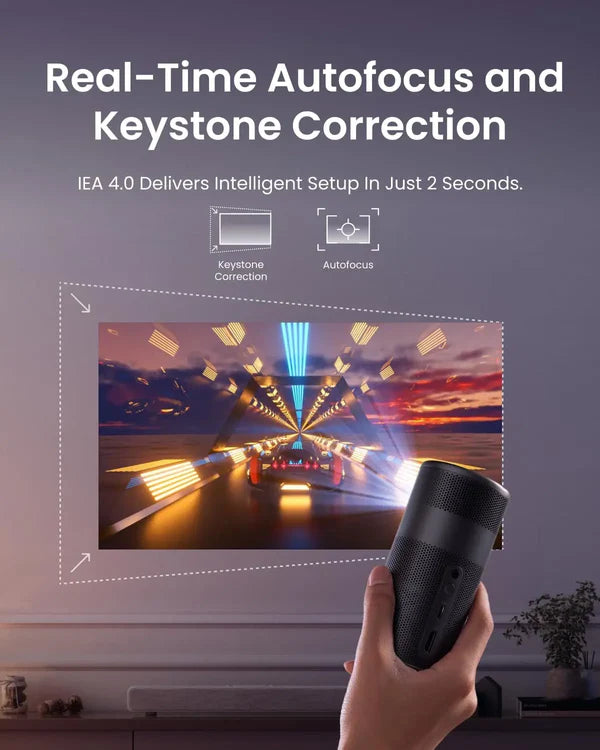 بروجكتر انكر نيبولا كابسول اير 2, ذكي ومحمول بحجم صغير, دقة 720p | Anker Nebula Capsule Air 2 Mini Projector – 720p HD