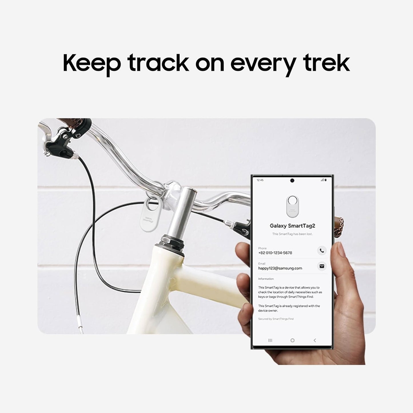 SAMSUNG Galaxy SmartTag2 Bluetooth Tracker Smart Tag GPS Locator Tracking Device - سامسونج جهاز تتبع سمارت تاغ 2 من جالاكسي  جهاز تتبع نظام تحديد المواقع الجغرافي الذكي مكتشف العناصر للمفاتيح والمحفظة والامتعة