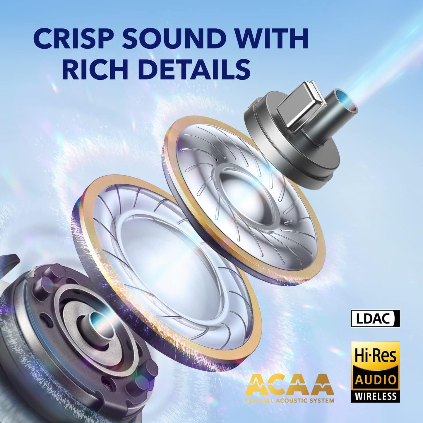 ساوند كور سماعات اذن ليبرتي 4 من انكر بخاصية الغاء الضوضاء - Soundcore by Anker Liberty 4 Noise Cancelling Earbuds True Wireless Earbuds with ACAA 3.0