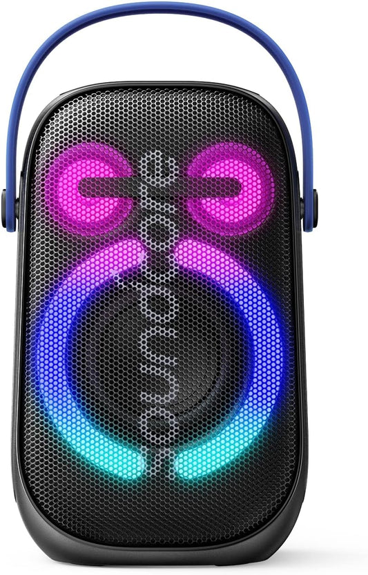 Soundcore Anker Rave Neo 2 Portable Speaker with 80W Stereo Sound - ساوند كور مكبر صوت محمول ريف نيو 2 من انكر مع صوت ستيريو 80 واط