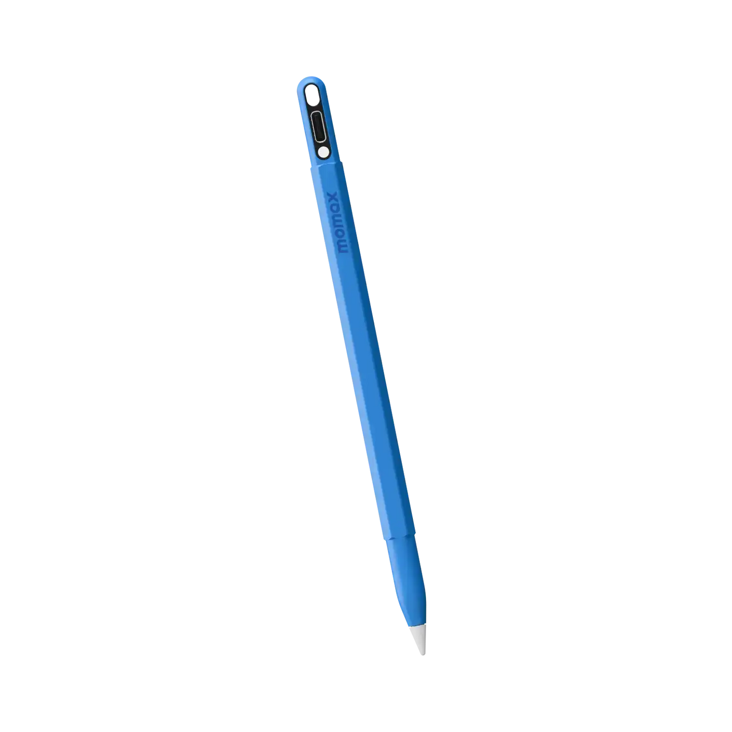 Momax Mag.Link Pop Magnetic Active Stylus Pen Blue TP10 - قلم موماكس ماج لنك بوب النشط, قلم الكتروني مغناطيسي دقيق للرسم والكتابة