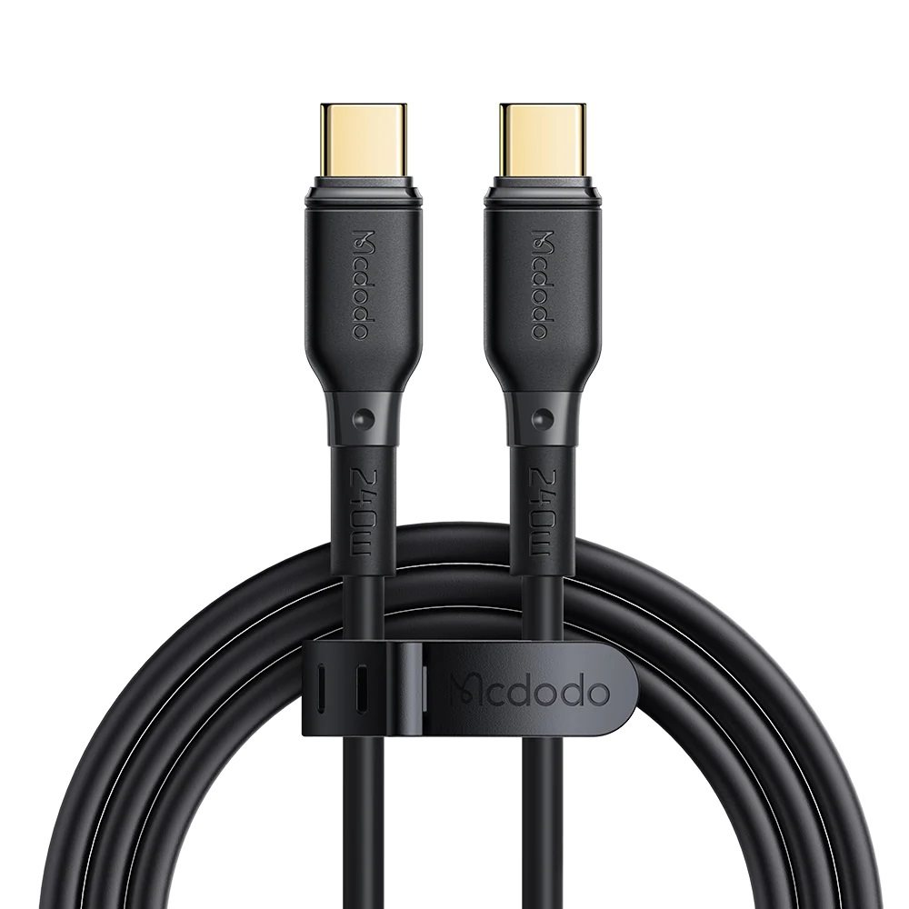 مكدودو تايب سي كيبل شحن ونقل بيانات سريع 240 وات بطول 2 متر -  Mcdodo Type-C 240W Fast Data and Charging Cable 2M