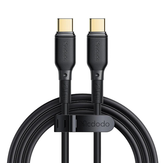 مكدودو تايب سي كيبل شحن ونقل بيانات سريع 240 وات بطول 2 متر -  Mcdodo Type-C 240W Fast Data and Charging Cable 2M