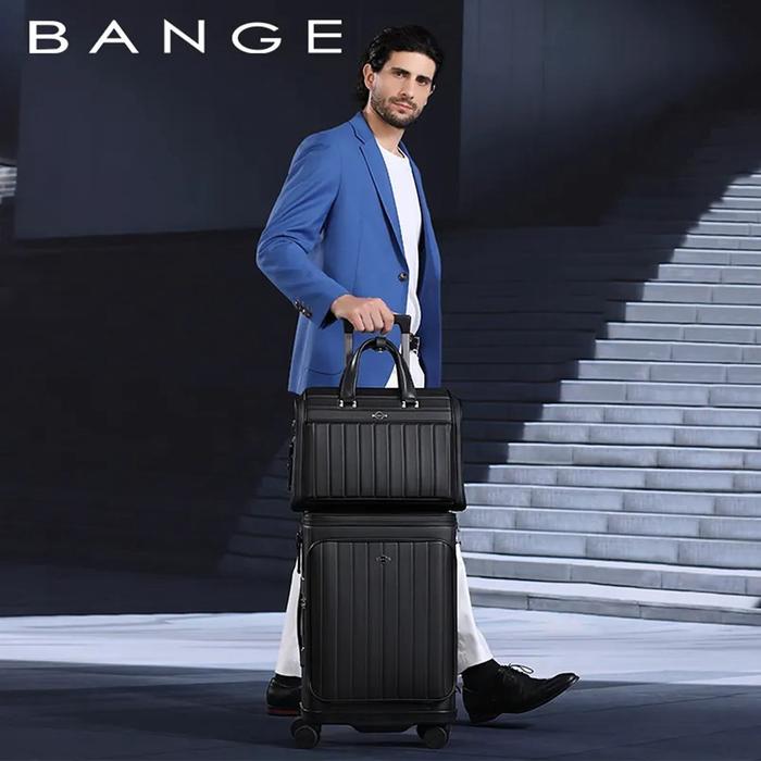 حقيبة بانجي بريميوم للاعمال مقاومة للماء - اسود | Bange Premium Office Work Briefcase  – Black