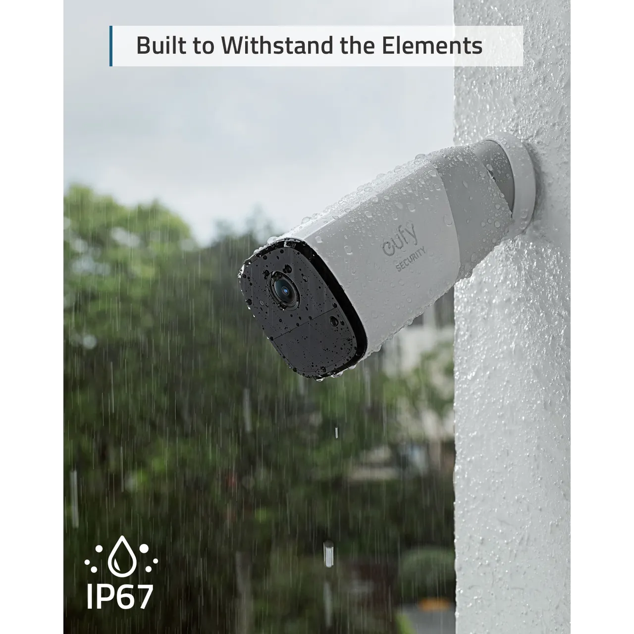 Eufy Cam  2 Pro 2+1 kit IP Wireless Surveillance Set with 2 Cameras by Anker - مجموعة المراقبة اللاسلكية يوفي 2 برو 2+1 كيت مع كاميرتين من أنكر