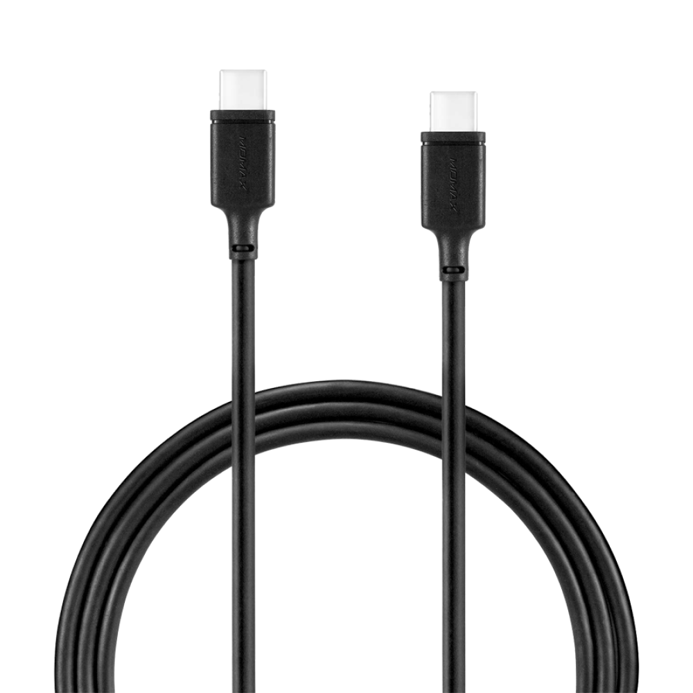 Momax Zero USB‑C to USB‑C PD 100W Cable, 1 m - كيبل موماكس زيرو, USB-C الى USB-C, بقوة 100 واط, طول 1م