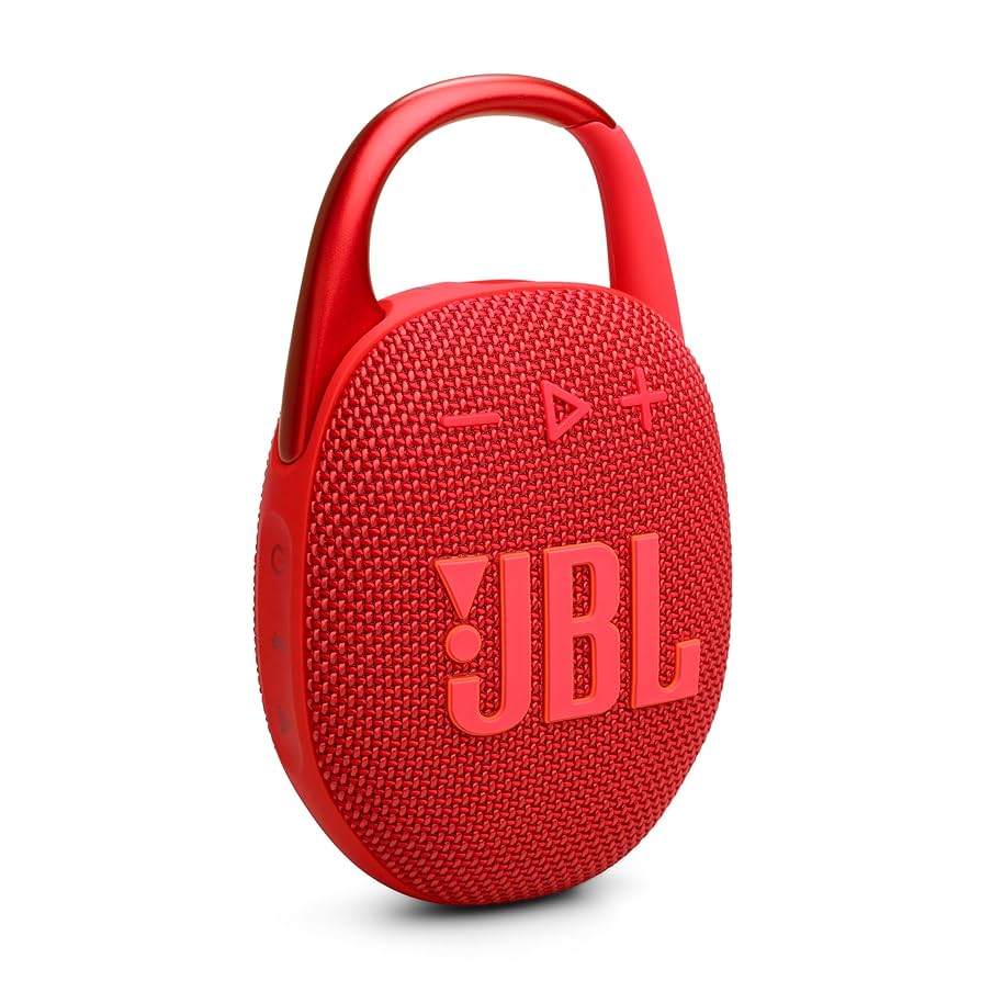 JBL Clip 5 Portable Waterproof Bluetooth Speaker with Carabiner | سبيكر جي بي ال كليب 5 بلوتوث محمولة مقاومة للماء والغبار