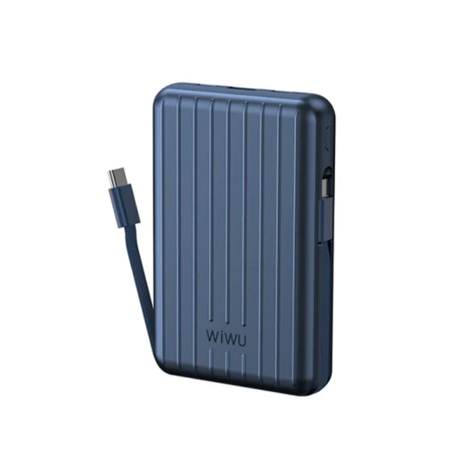 WiWU Truck Series Magnetic Wireless Power Bank 10000mAh  - باور بانك WiWU Truck Series 10000mAh مغناطيسي لاسلكي سريع الشحن