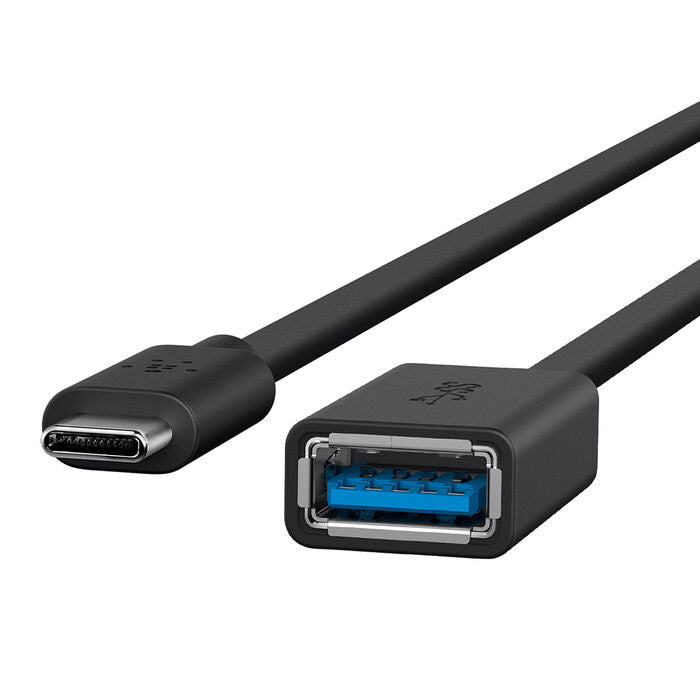 Belkin 3.0 USB-C to USB-A Adapter (USB Type-C) - محول يو اس بي سي الى يو اس بي أ 3.0 من بيلكن