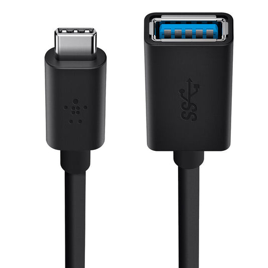 Belkin 3.0 USB-C to USB-A Adapter (USB Type-C) - محول يو اس بي سي الى يو اس بي أ 3.0 من بيلكن