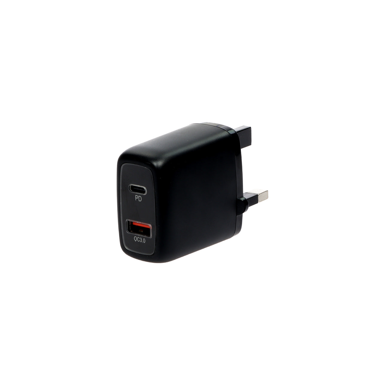 شاحن حائط جرين لايون بمنفذ يو اس بي سي ومنفذ يو اس بي اي, بقدرة 20 واط | Green Dual USB Port Wall Charger PD+QC3.0 20W UK.
