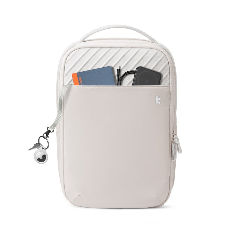 tomtoc Voyage-T50 Laptop Backpack 15.6 Inch/20L White - حقيبة ظهر لابتوب توم توك فويج T50 مقاس 15.6 إنش 20 لتر