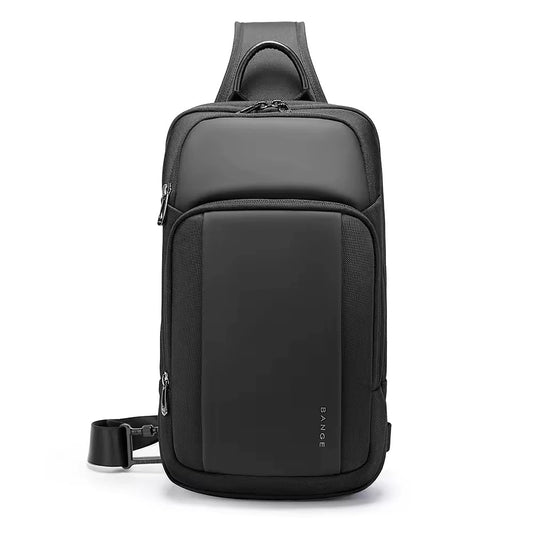 BANGE Wardon Light Anti-Theft Water-Resistant Sling Bag | حقيبة كتف مقاومة للماء ومضادة للسرقة من بانج, بسعة كبيرة وجيوب متعددة