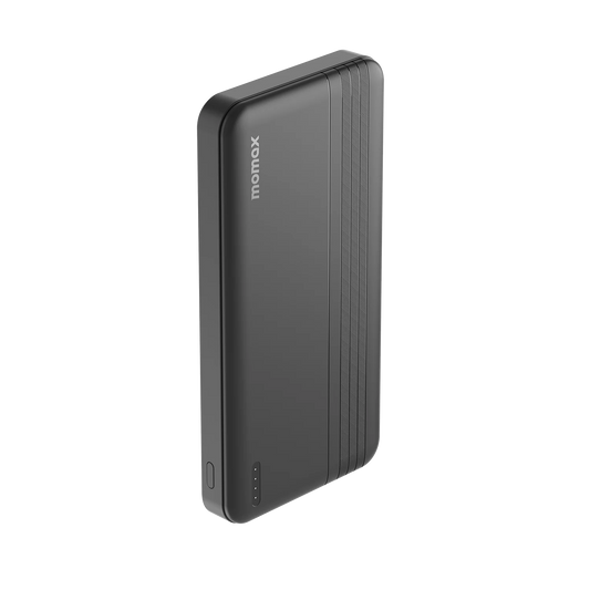 Momax iPower PD, 10000mAh Fast Charging External Battery Pack -  باور بانك موماكس اي بور بي دي بسعة 10000 مللي امبير داعم للشحن السريع عبر منفذي يو اس بي C و يو اس بي A