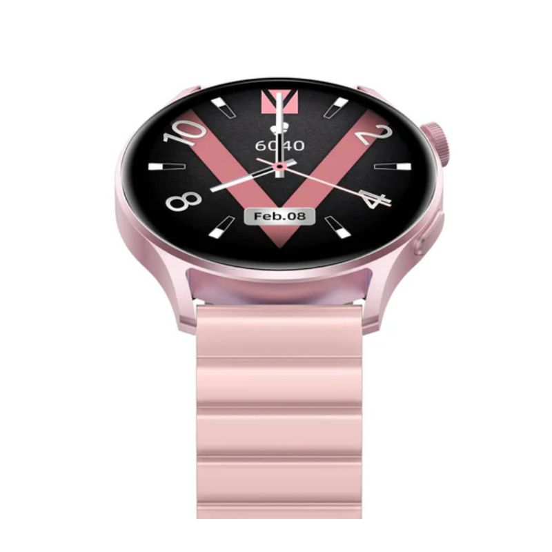 Kieslect Lady Watch Lora 2 Pink - ساعة كيسيلكت ليدي لورا 2 بحزام مزدوج باللون الزهري