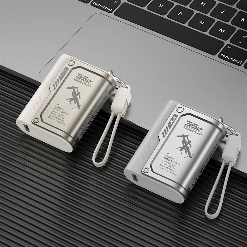 WIWU Shield Power Bank Wi P026 10000mA Compact Design & Fast Charging - باور بانك 10000 مللي أمبير من دبليو اي دبليو يو بتصميم صغير وشحن سريع
