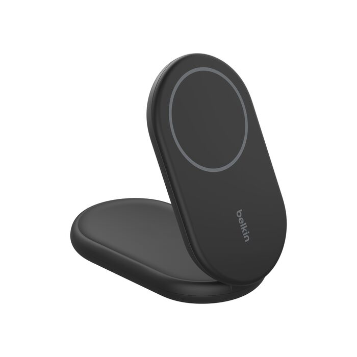 شاحن بيلكن اللاسلكي القابل للطي شحن سريع بقوة 15 واط  مع تقنيةQ2i -Belkin BoostCharge Magnetic Foldable Wireless Charger with Qi2 15W