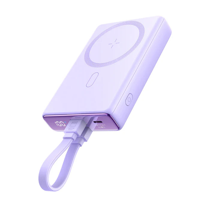 Joyroom JR-PBM01 10000mAh 20W Power Bank with Wireless Charging - باور بانك بسعة 10000ميلي أمبير وبقدرة 20واط مع شحن لاسلكي من جويروم