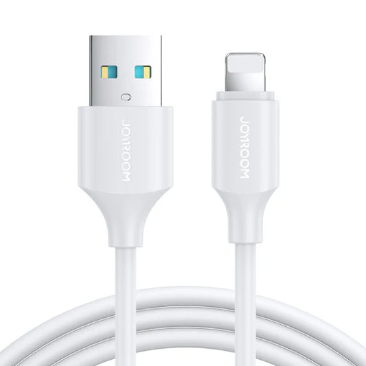 كيبل جويرووم لونج لاستنج سيريس يو اس بي اي الى لايتننغ بقدرة شحن 18 واط وطول 25 سم | JOYROOM Long-Lasting Series 2.4A Fast Charging Data Cable USB-A to Lightning 18W 25cm