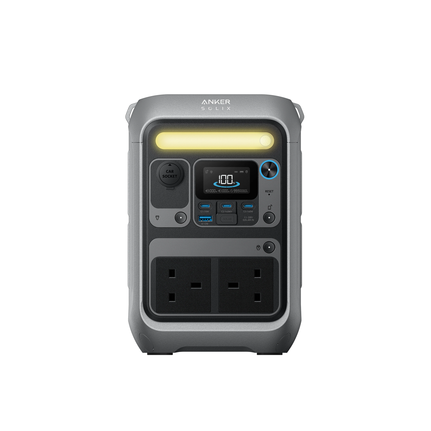 Anker Solix C300 Santrala Hêzê ya Portable 600W | 288Wh - Gewrê Tarî