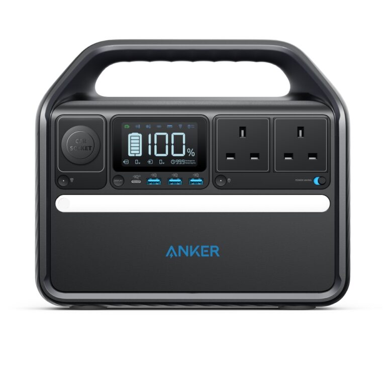 Anker Power House 535 Portable Power Station - محطة طاقة محمولة باورهاوس 535 بقوة 512 وات في الساعة من أنكر