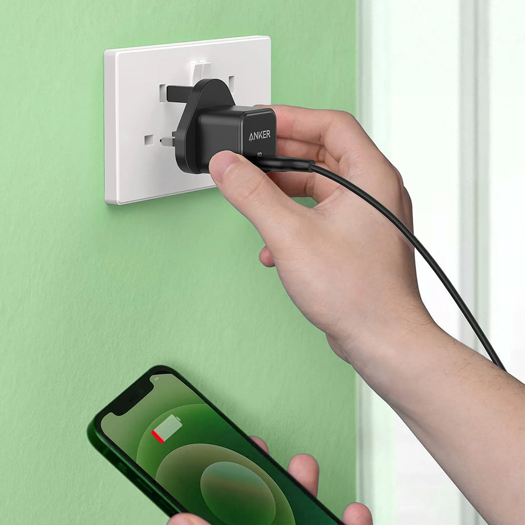 Anker PowerPort III 20W Cube USB-C Charger - شاحن جداري بمنفذ يو اس بي سي بقدرة 25 واط
