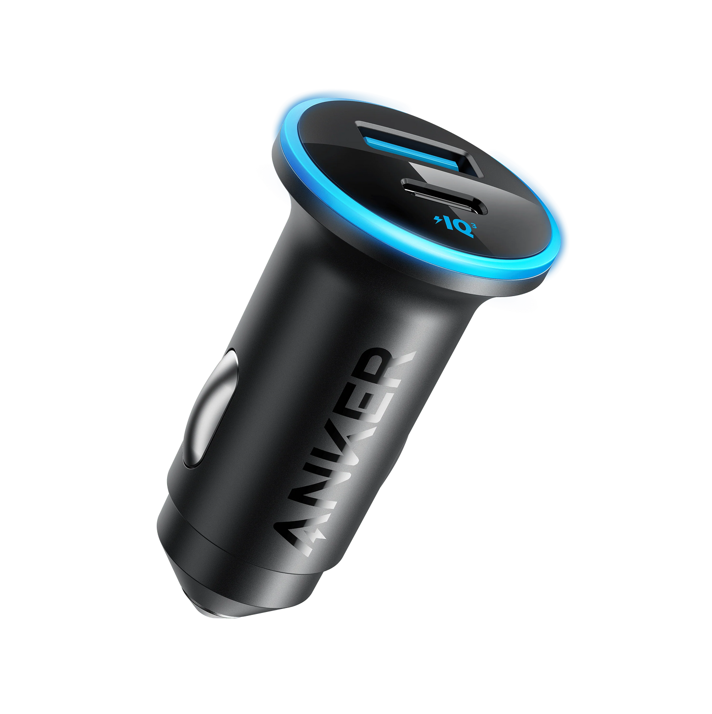 Anker 323 Car Charger 52.5W - Dual Port USB-C & USB-A | شاحن سيارة انكر 323 بقوة 52.5 واط, بمنفذي USC-C و USB-A