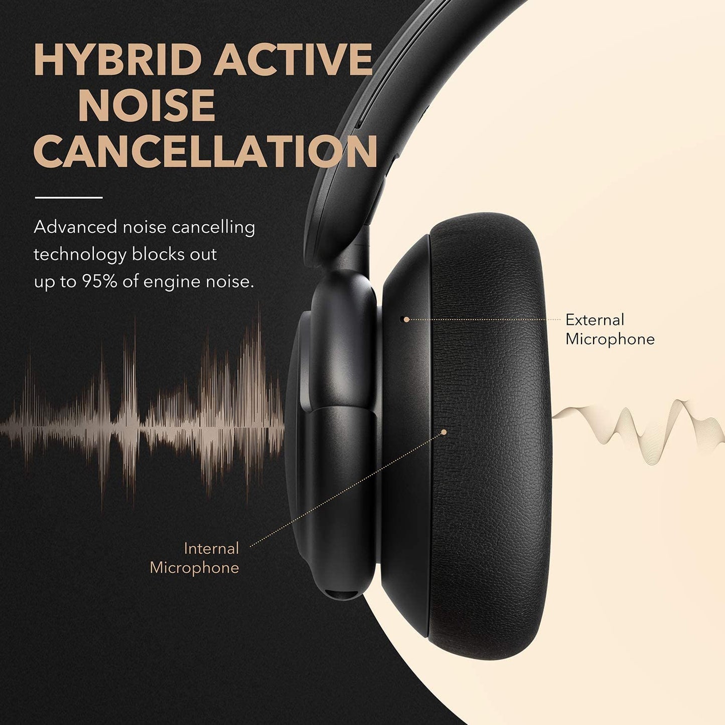 Anker Soundcore Life Q30 Bluetooth Wireless Headphones Active Noise Cancelling - سماعات رأس أنكر ساوندكور بلوتوث اللاسلكية إلغاء الضوضاء النشط مع أوضاع متعددة