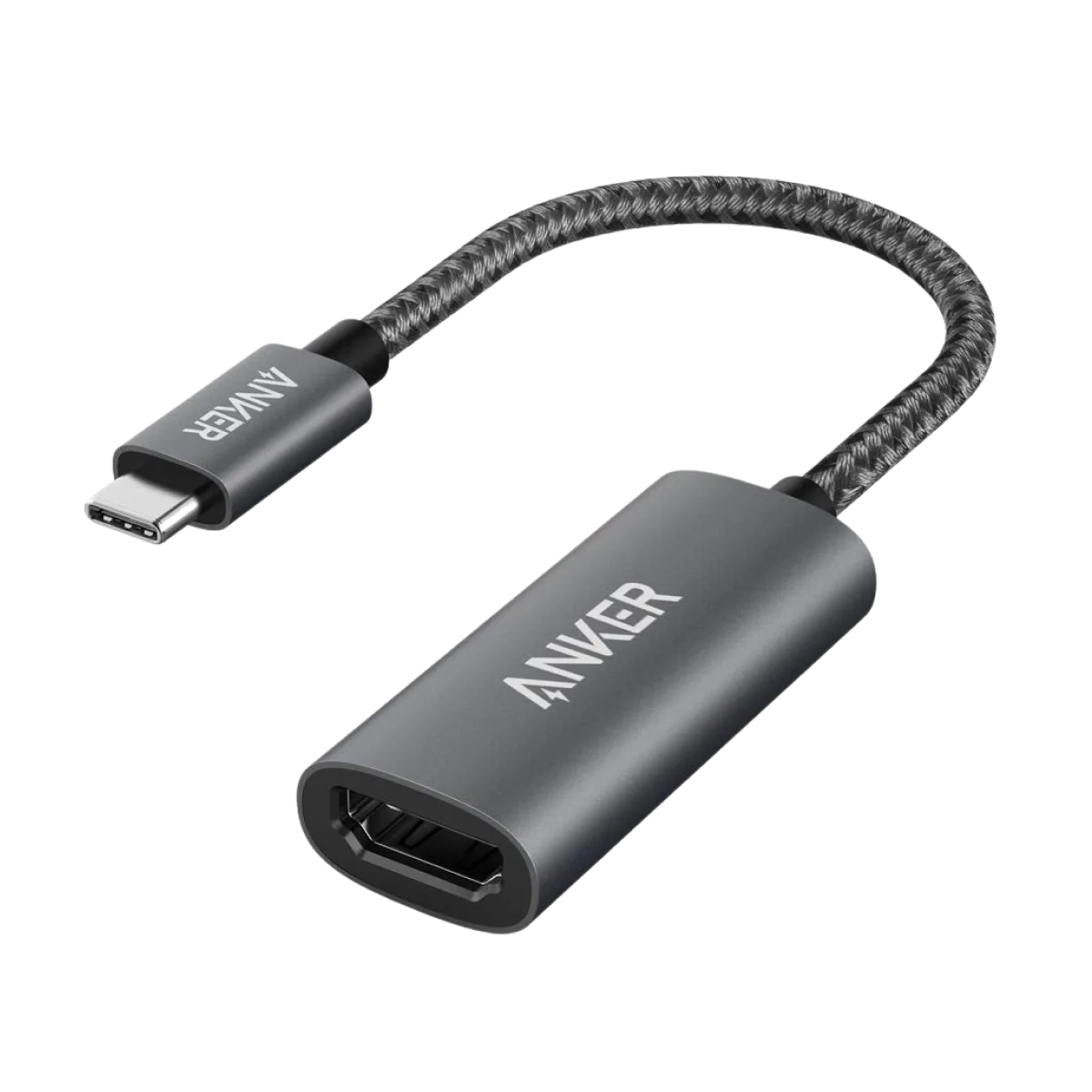 Anker 310 USB-C to HDMI Adapter, 4K@60Hz | انكر محول يو اس بي سي الى اج دي ام اي, بدقة 4K