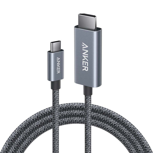 Anker Nano USB-C to HDMI Cable 6ft, 4K@60Hz | كيبل انكر نانو يو اس بي سي الى اج دي ام اي بدقة 4K, بطول 1.8م
