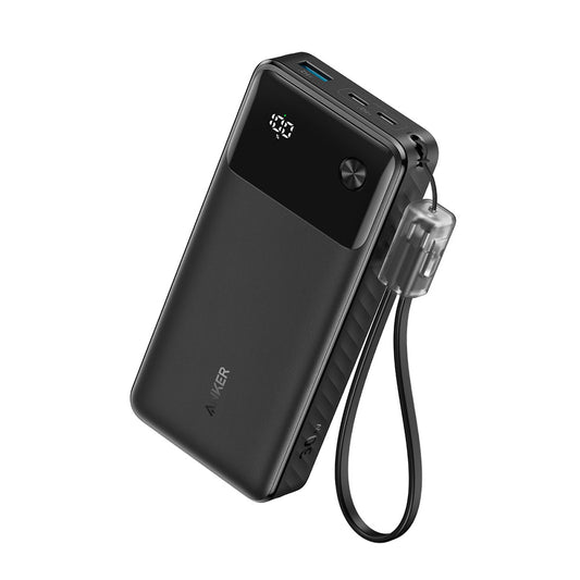 Anker Power Bank 20,000mAh 30W  White - باور بانك أنكر 20000 مللي أمبير 30 وات أبيض