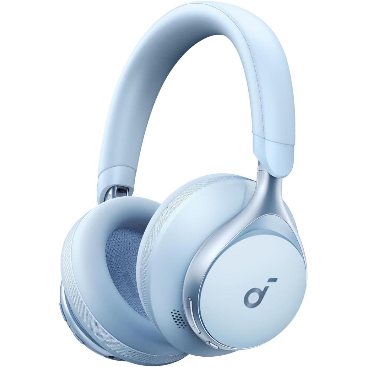 Anker Soundcore Space One Noise Cancelling Headphones, 40H ANC Playtime | سماعات انكر ساوندكور سبيس وان, الغاء ضوضاء نشط, 40 ساعة تشغيل مع ANC