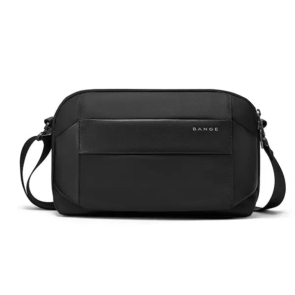 BANGE Men's Shoulder Crossbody Bags,  Waterproof Bag – Black | حقيبة كتف بانج مقاومة للماء, تصميم عملي للاعمال والرحلات