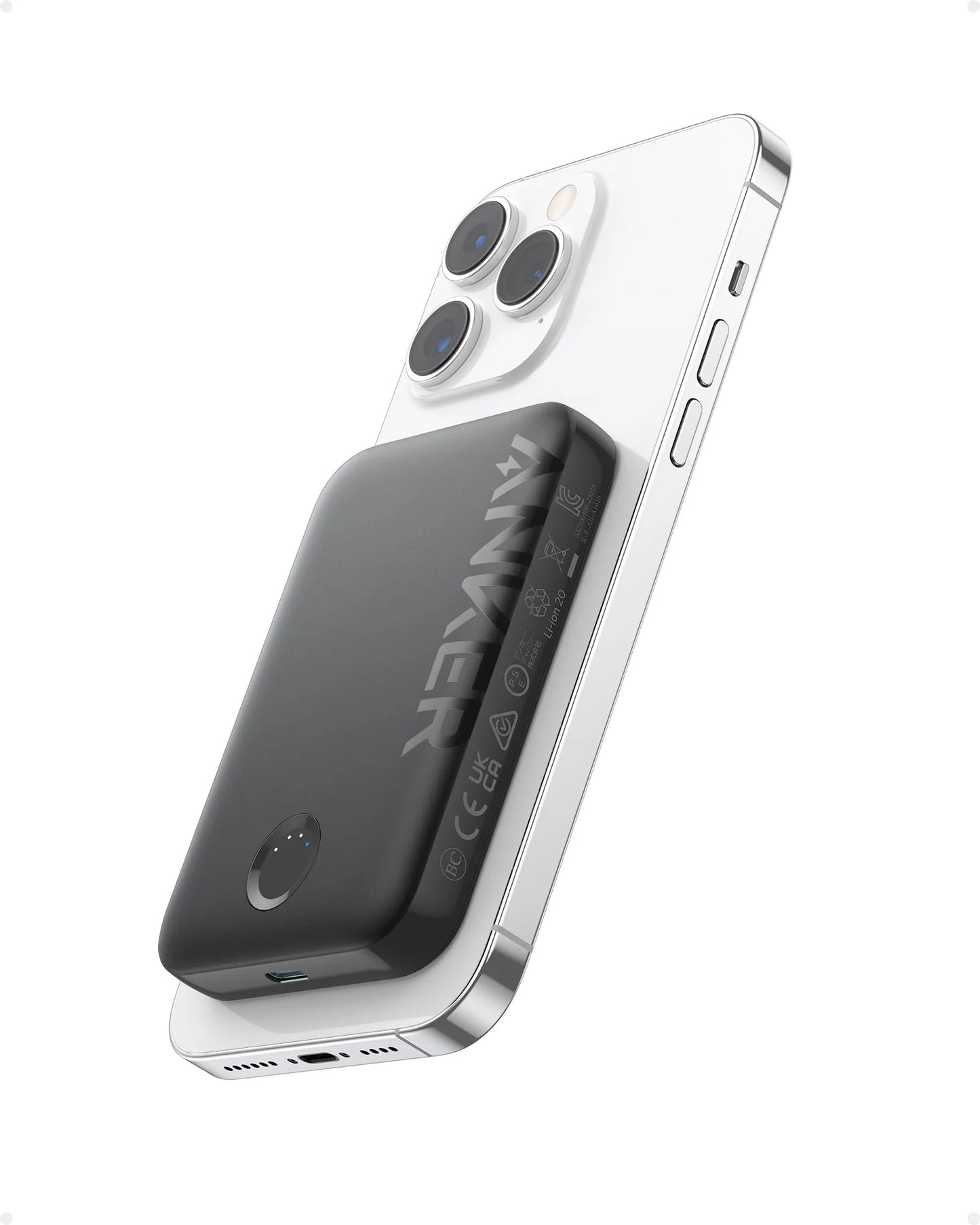 Anker 321 MagGo Battery PowerCore Magnetic 5K - باور بانك من انكر بسعة 5000ميلي امبير