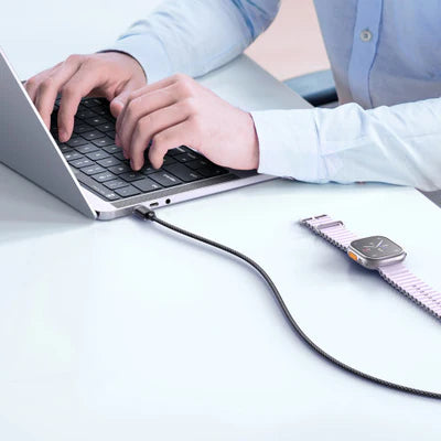 MCDODO Dichromatic Series 100W Type-C to Type-C Data Cable 1.2M - كيبل بيانات من مكدودو 100واط من النوع سي إلى النوع سي بطول 1.2 متر