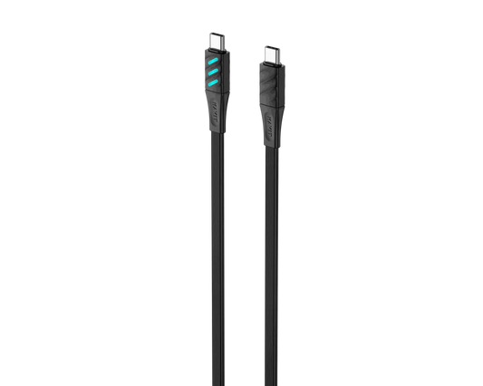 Havit CB6254 USB-C to USB-C Cable 60W Fast Charging 1M - كيبل تايب سي سريع الشحن بقدرة 60واط وبطول 1متر من هافيت
