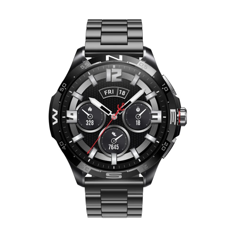 Kieslect Calling Watch Actor Luxury Smartwatch with AMOLED Display & Bluetooth Calling - ساعة اكتور ليدنك ذات التسجيل الصوتي من كيسيلكت باللون الاسود