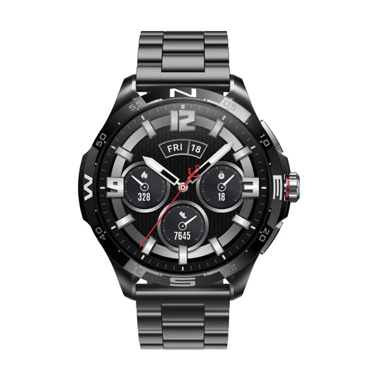 Kieslect Calling Watch Actor Luxury Smartwatch with AMOLED Display & Bluetooth Calling - ساعة اكتور ليدنك ذات التسجيل الصوتي من كيسيلكت باللون الاسود
