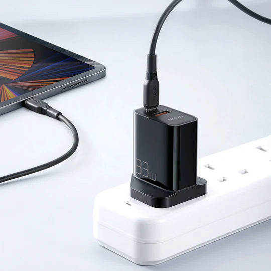 Mcdodo 33W PD+QC Dual Port Charger + C To C Cable Charger Set - شاحن 33واط  ثنائي المنفذ مع مجموعة شاحن كابل سي إلى سي من مكدودو
