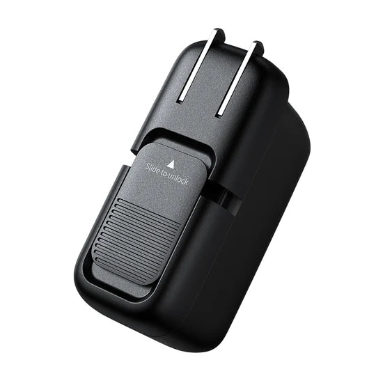 MCDODO Mecha Series GaN 65W Dual Type-C & USB Mini Size Wall Charger Set -  مجموعة شاحن حائط صغير الحجم (قابس الاتحاد الأوروبي/المملكة المتحدة/الولايات المتحدة) بقدرة 65واط من مكدودو